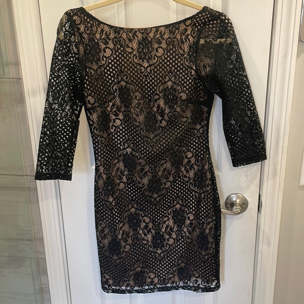 Top shop black dress